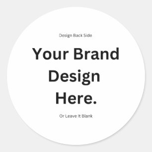 Erstellen Sie Ihr eigenes Design und Drucken Runder Aufkleber