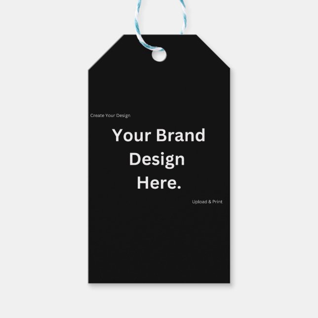 Erstellen Sie Ihr eigenes Design und drucken Sie d Geschenkanhänger (Vorderseite)