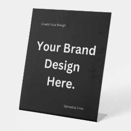 Erstellen Sie Ihr eigenes Design und drucken Sie I Sockelschild