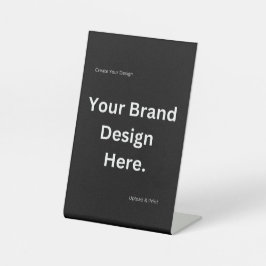 Erstellen Sie Ihr eigenes Design und drucken Sie I Sockelschild