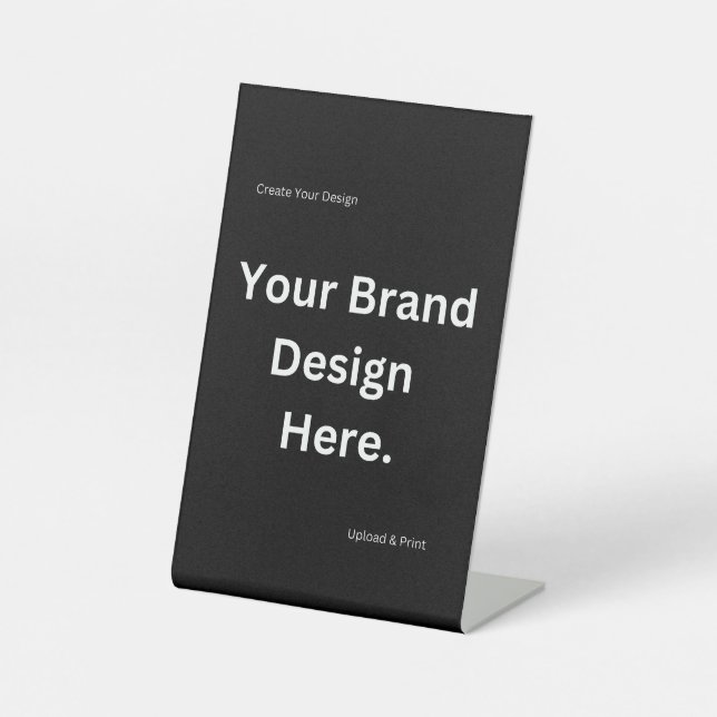 Erstellen Sie Ihr eigenes Design und drucken Sie I Sockelschild (Vorderseite)