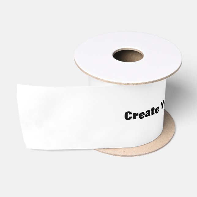 Erstellen Sie Ihr eigenes Design und Text-Satin-Mu Satinband (Spule)