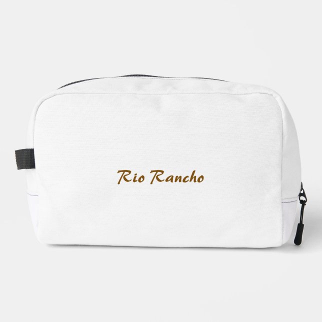 Erstellen Sie Ihr eigenes Dopp Kit Waschbeutel (Vorderseite)