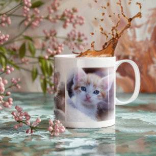 Erstellen Sie Ihr eigenes Drei-Familien-Tier-Foto Jumbo-Tasse