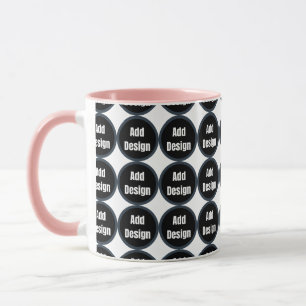 Erstellen Sie Ihr eigenes dunkelgraues Blau person Tasse
