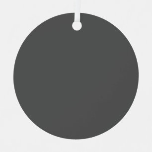 Erstellen Sie Ihr eigenes dunkelgraues individuell Ornament Aus Metall