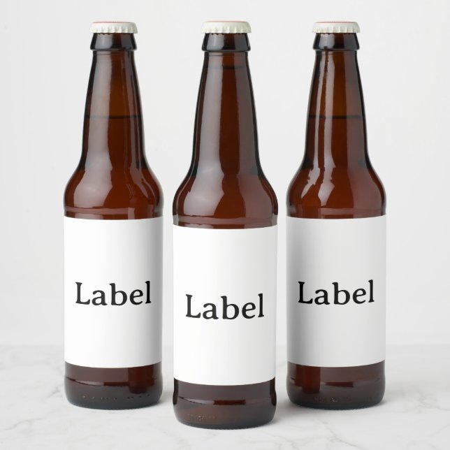 Erstellen Sie Ihr eigenes einfaches benutzerdefini Bierflaschenetikett (Flaschen)