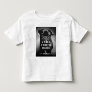 Erstellen Sie Ihr eigenes einfaches einzelnes Foto Kleinkind T-shirt