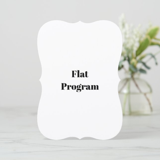 Erstellen Sie Ihr eigenes einfaches Geschäft 5" x  Programm (Stehend Vorderseite)