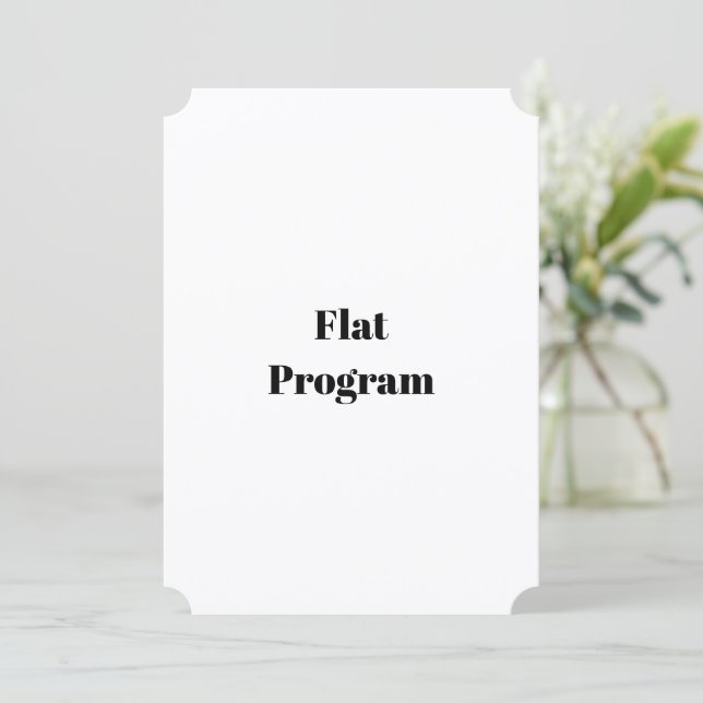 Erstellen Sie Ihr eigenes einfaches Geschäft 5" x  Programm (Stehend Vorderseite)
