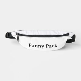 Erstellen Sie Ihr eigenes einfaches individuelles  Bauchtasche