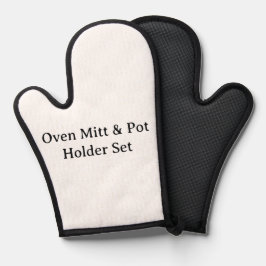 Erstellen Sie Ihr eigenes einfaches schwarzes Sili Ofenhandschuh