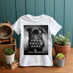 Erstellen Sie Ihr eigenes einfaches Single-Foto un T-Shirt