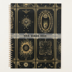 Erstellen Sie Ihr eigenes elegantes goldenes Tarot Planer