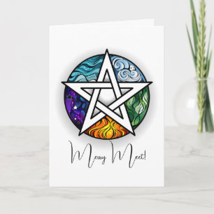 Erstellen Sie Ihr eigenes elementares Pentagramm Karte