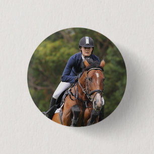 Erstellen Sie Ihr eigenes equestrisches Pferdefoto Button