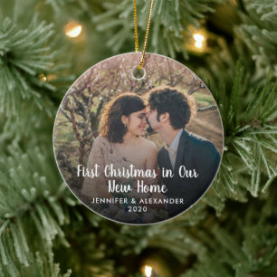 Erstellen Sie Ihr eigenes Erstes Weihnachten im ne Keramik Ornament