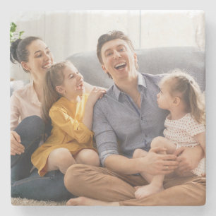 Erstellen Sie Ihr eigenes Familienfoto - individue Steinuntersetzer