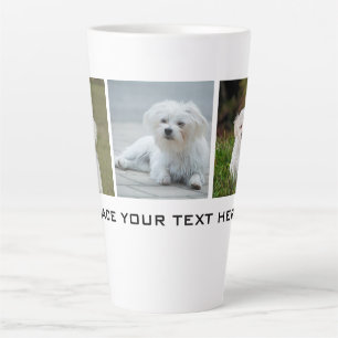 Erstellen Sie Ihr eigenes Familienhund-Foto Milchtasse
