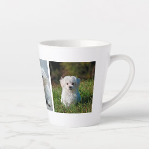 Erstellen Sie Ihr eigenes Familienhund-Foto Milchtasse