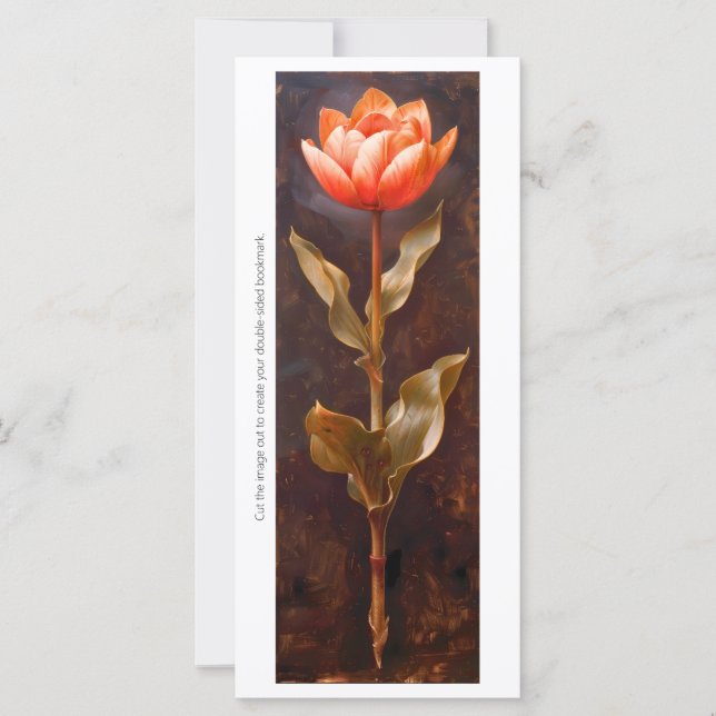 Erstellen Sie Ihr eigenes farbiges Orange Tulip-Le (Vorderseite)