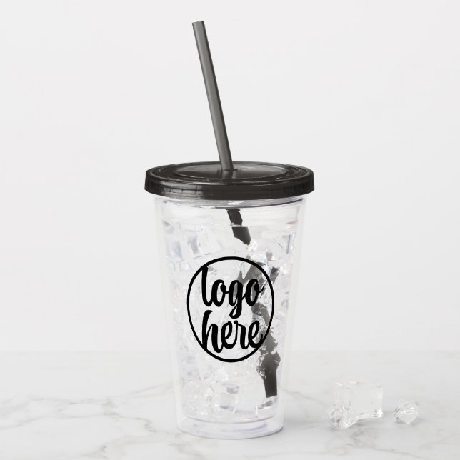 Erstellen Sie Ihr eigenes Firmenlogo Acryltrinkbecher (Vorderseite Ice)