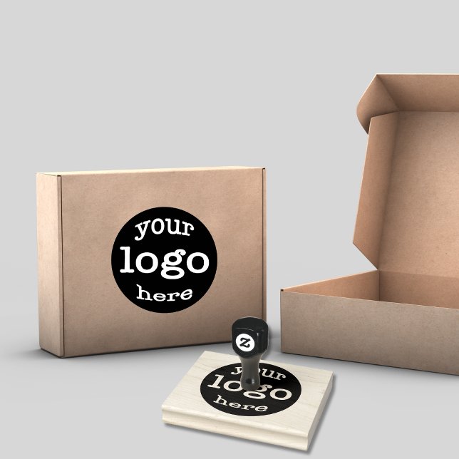 Erstellen Sie Ihr eigenes Firmenlogo für Ihr Unter Gummistempel (Create Your Own Custom Company Event Business Logo Rubber Stamp)