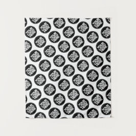 Erstellen Sie Ihr eigenes Firmenlogo-Geschäftsmode Wandteppich