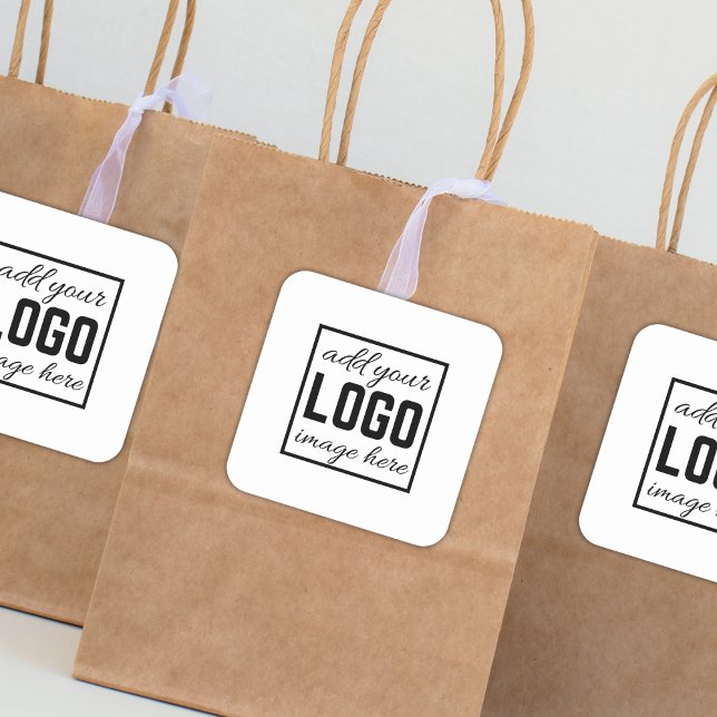 Erstellen Sie Ihr eigenes Firmenlogo Quadratischer Aufkleber (Von Creator hochgeladen)