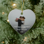 Erstellen Sie Ihr eigenes First Christmas Together Keramik Ornament<br><div class="desc">Schaffen Sie sich Ihr eigenes First Christmas Together Foto. Herzstil. Sehr schöner Weihnachtskuchen. Fügen Sie Ihre eigenen Fotos hinzu,  fügen Sie Ihren Text und Namen hinzu.</div>