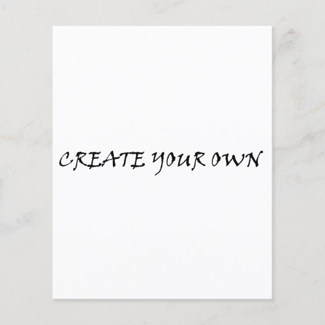 Erstellen Sie Ihr eigenes Flachblattpapier (Vorderseite)