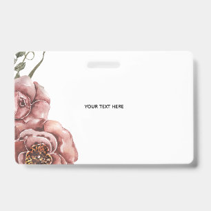 Erstellen Sie Ihr eigenes Florales Ausweis