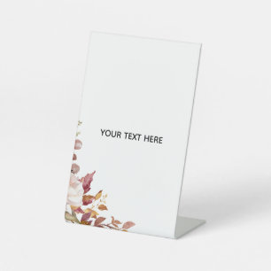 Erstellen Sie Ihr eigenes florales Podest-Schild Sockelschild