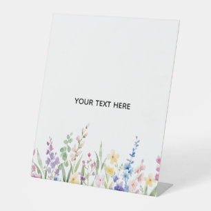 Erstellen Sie Ihr eigenes florales Podest-Schild Sockelschild