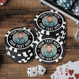 Erstellen Sie Ihr eigenes Foto-Andenken Pokerchips