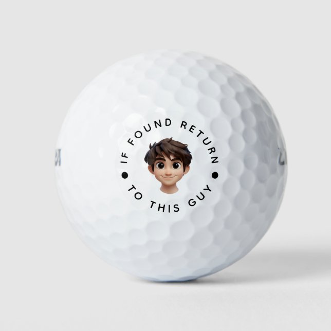 Erstellen Sie Ihr eigenes Foto / Avatar Text und N Golfball (Vorderseite)