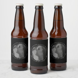 Erstellen Sie Ihr eigenes Foto Bierflasche Hochzei Bierflaschenetikett