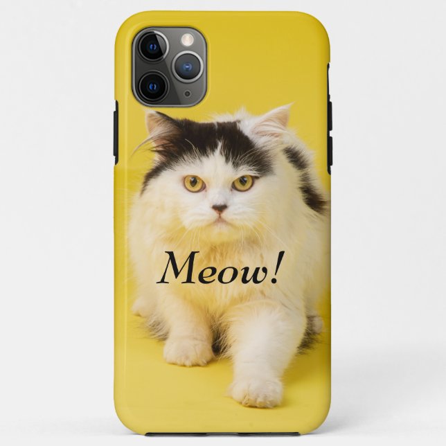 Erstellen Sie Ihr eigenes Foto Chat Meow niedlich  Case-Mate iPhone Hülle (Rückseite)