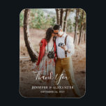 Erstellen Sie Ihr eigenes Foto Dankeschön für Hoch Magnet<br><div class="desc">Entwerfen Sie Ihr eigenes Foto Vielen Dank für Ihre Hochzeit Magnetkarte. Eleganter Foto Magnet zu sagen Danke an Ihre Hochzeitsgäste. Sie können Ihr eigenes Foto hinzufügen,  Ihren eigenen Text und Namen hinzufügen.</div>