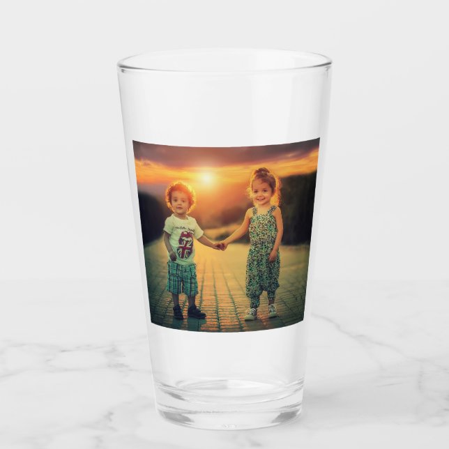 Erstellen Sie Ihr eigenes Foto, das Sie individuel Glas (Vorderseite)