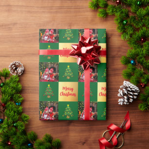Erstellen Sie Ihr eigenes Foto Frohe Weihnachten S Geschenkpapier
