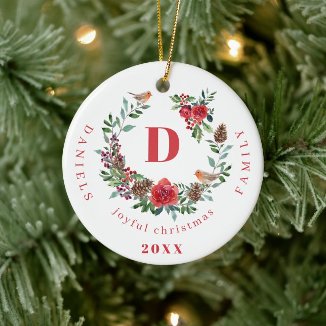 Erstellen Sie Ihr eigenes Foto für das Einheitsgep Keramik Ornament (Baum)
