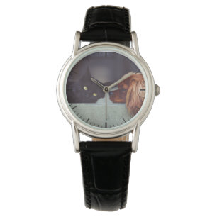 Erstellen Sie Ihr eigenes Foto für die Haustiere. Armbanduhr