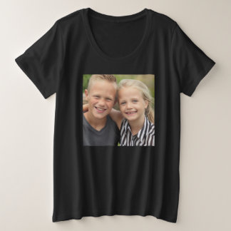 Erstellen Sie Ihr eigenes Foto Große Größe T-Shirt
