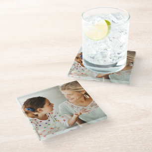 Erstellen Sie Ihr eigenes Foto individuell DIY Glasuntersetzer