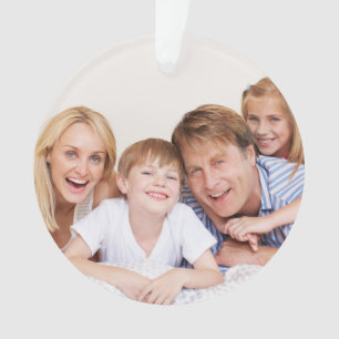 Erstellen Sie Ihr eigenes Foto individuelles Bild Ornament