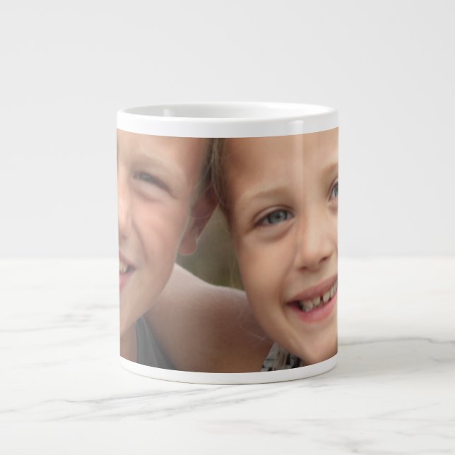 Erstellen Sie Ihr eigenes Foto Jumbo-Tasse (Vorderseite)