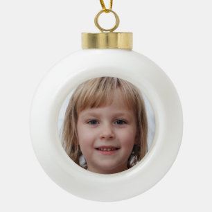 Erstellen Sie Ihr eigenes Foto Keramik Kugel-Ornament