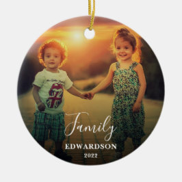 Erstellen Sie Ihr eigenes Foto Keramik Ornament