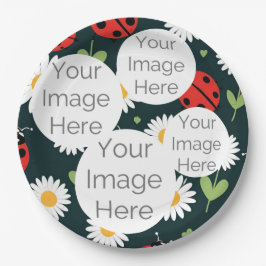 erstellen Sie Ihr eigenes Foto ladybug ladybird pa Pappteller